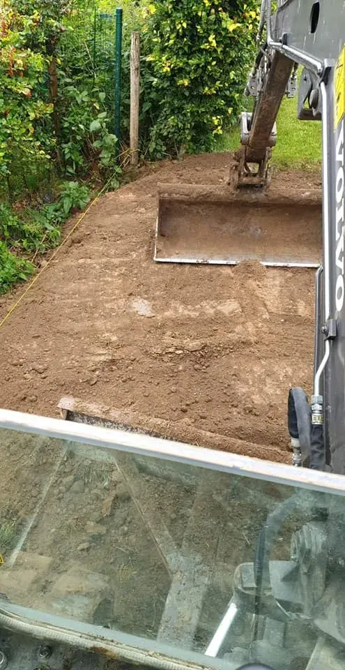 Terrassement à Bertrix